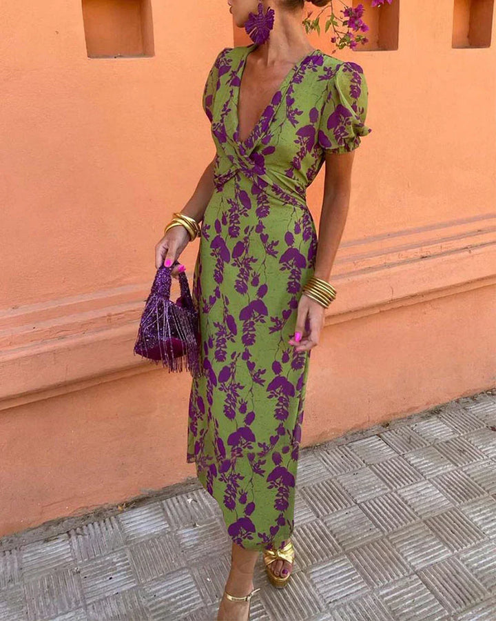 Lieke™ - Colorful Summer Print Dress
