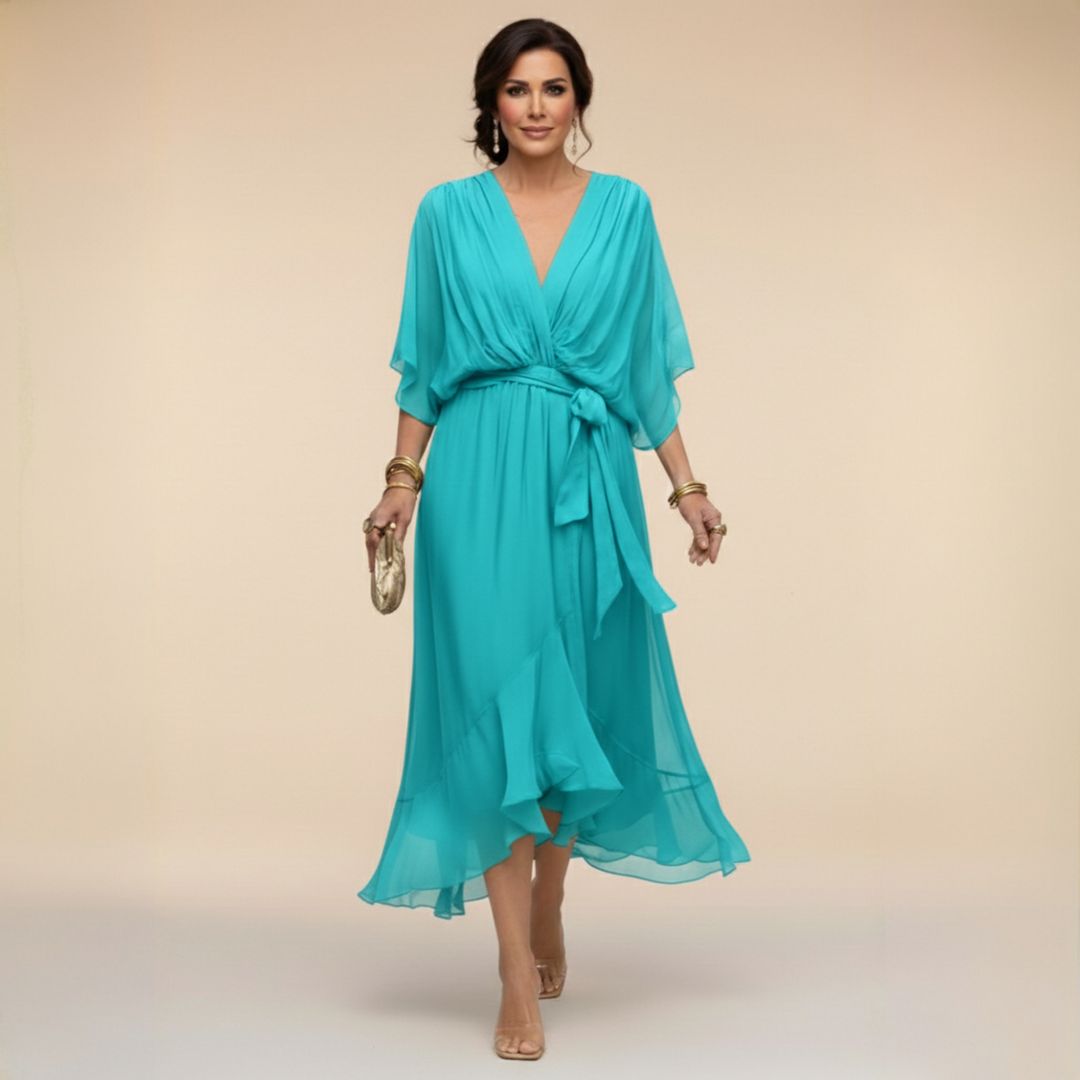 Monica™ | V-neck dress