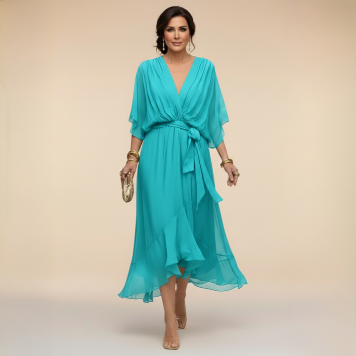 Monica™ | V-neck dress