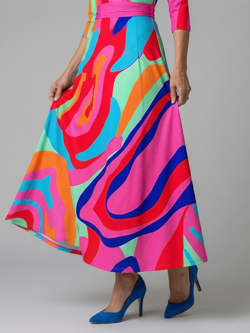 Celine | Wrap Neck Midi Dress