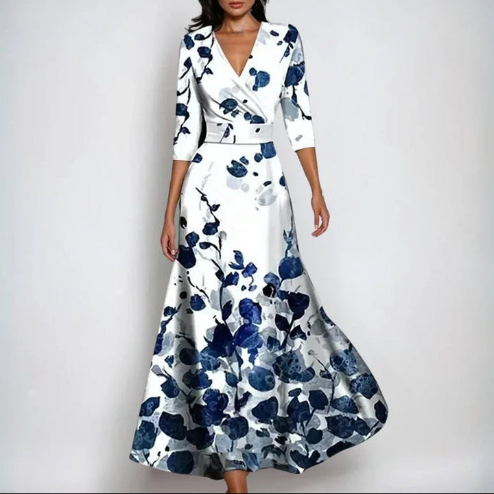 Sanne™ - Comfortable Dress with Three-Quarter Sleeves