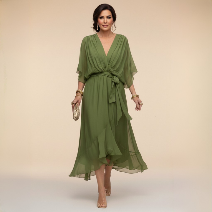 Monica™ | V-neck dress