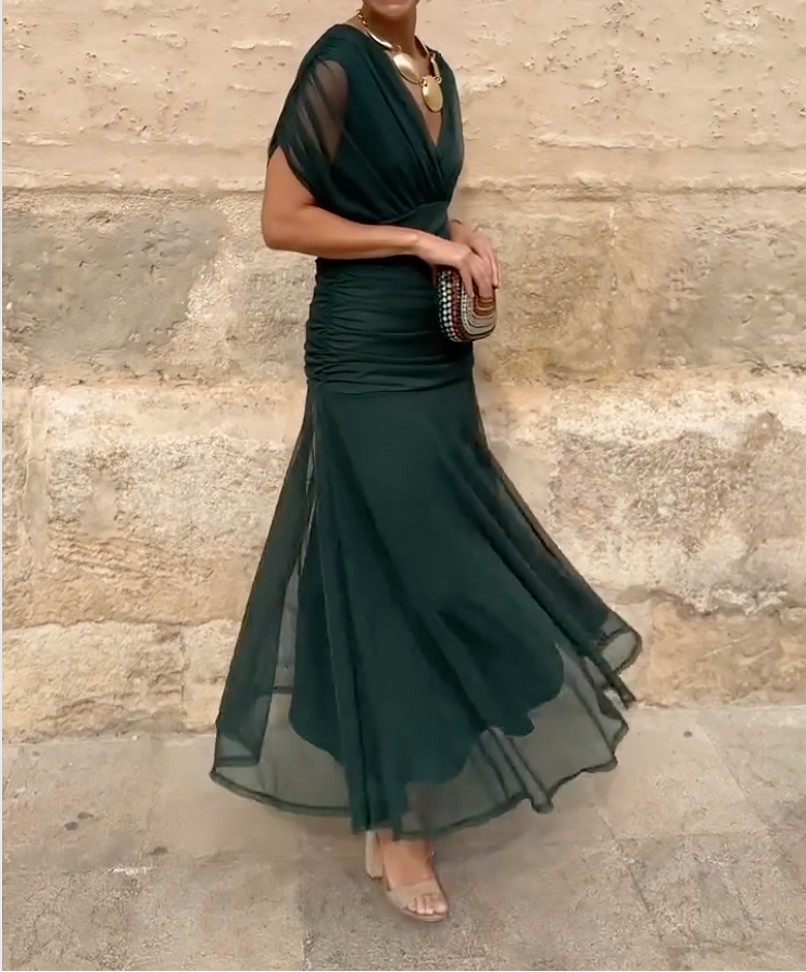 Lady™ - Draped Wrap Dress