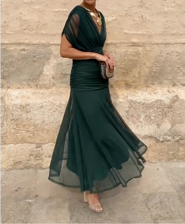 Lady™ - Draped Wrap Dress