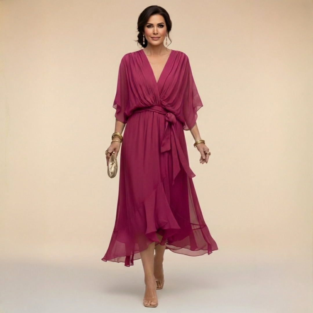 Monica™ | V-neck dress