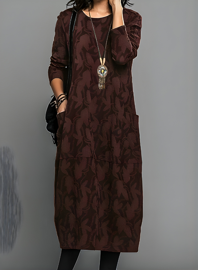 Fritzi™ Relaxed Floral Midi Dress
