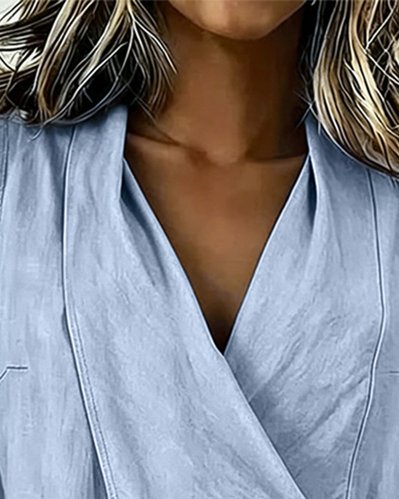 Crossed Top with Wide Straps and Bow