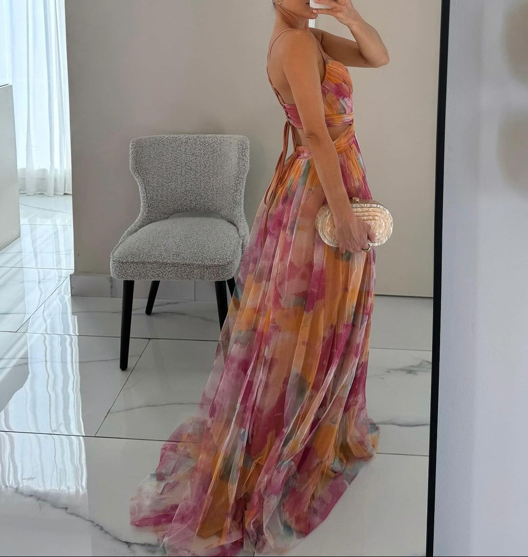Sanne™ - Romantic Flowing Evening Dress
