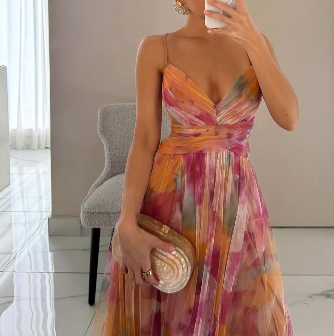 Sanne™ - Romantic Flowing Evening Dress