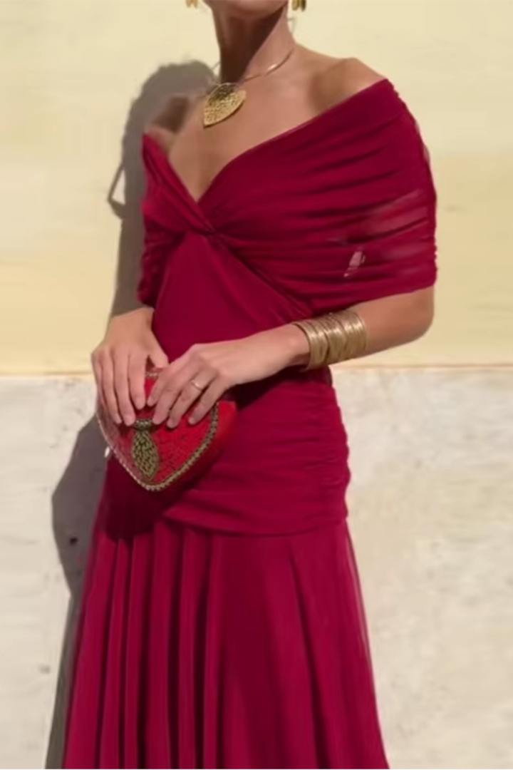 Lady™ - Draped Wrap Dress