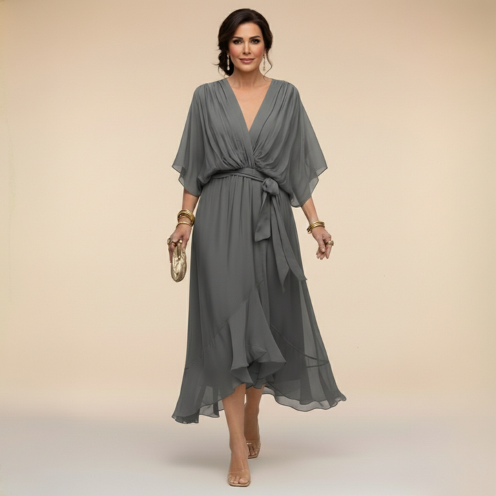 Monica™ | V-neck dress