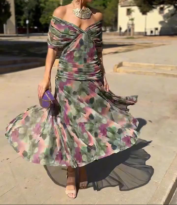 Lady™ - Draped Wrap Dress