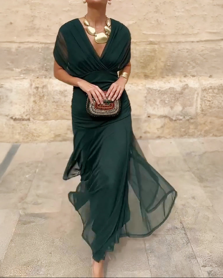 Lady™ - Draped Wrap Dress