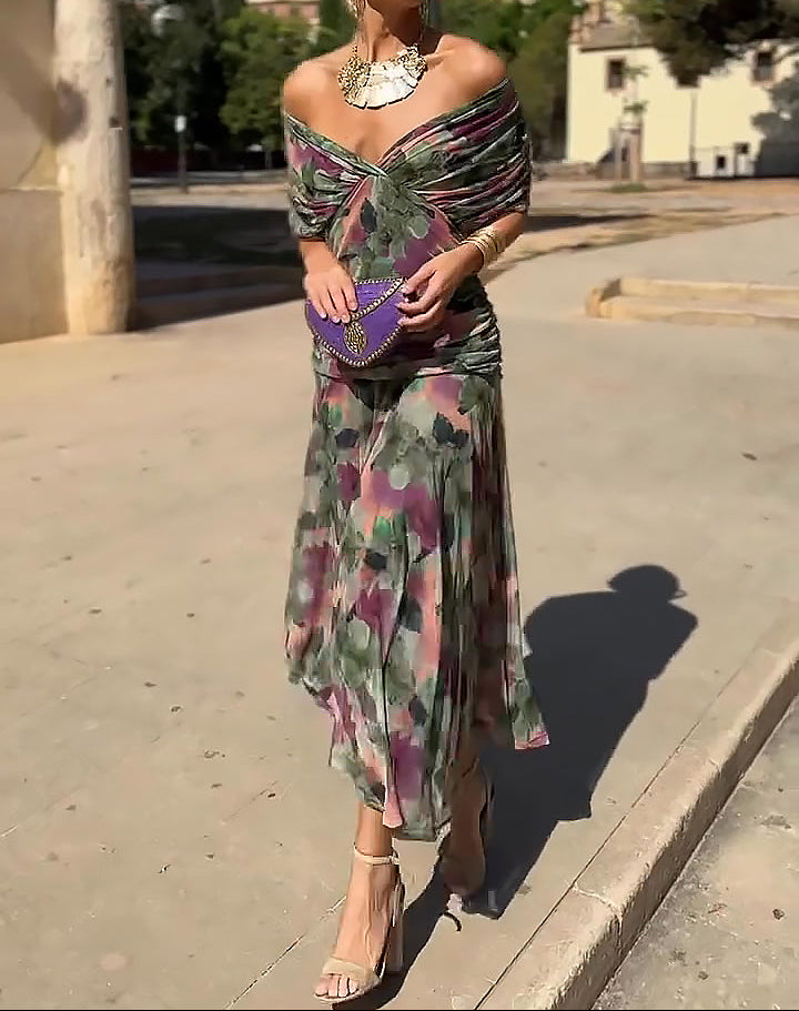 Lady™ - Draped Wrap Dress