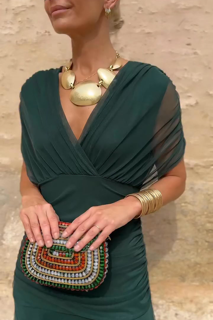 Lady™ - Draped Wrap Dress