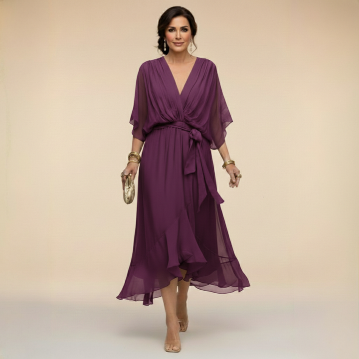 Monica™ | V-neck dress