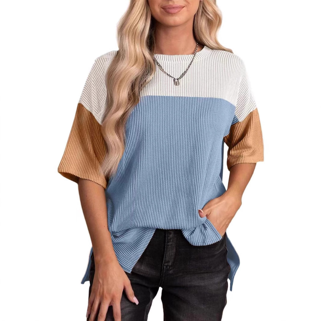 BRYNLUE™ – Casual Loose Fit Striped Summer Top