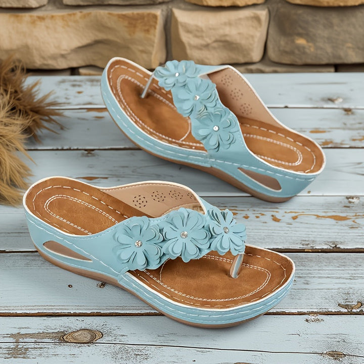 Élora Floral Comfort Sandals