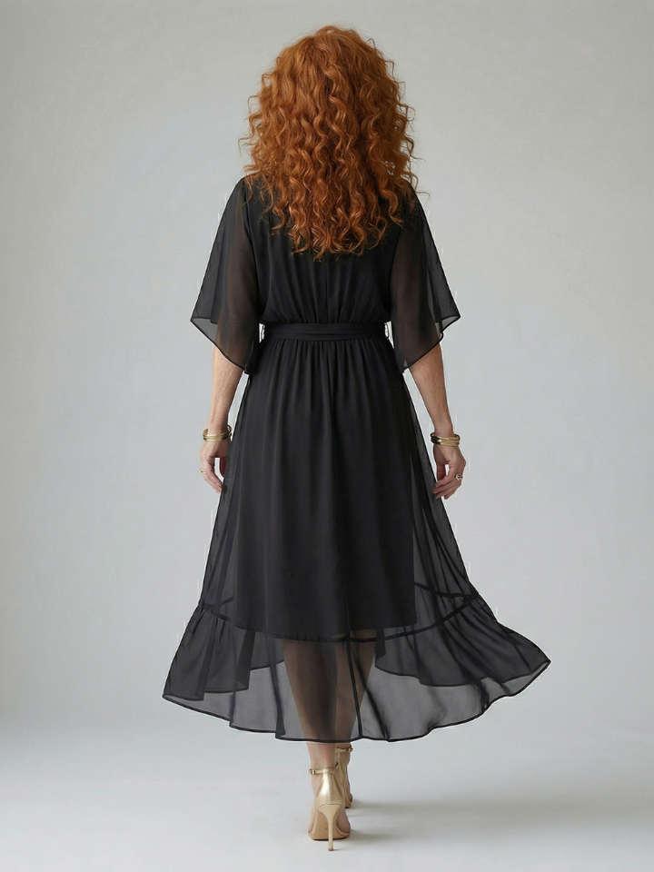 Elric | Lightweight Draped Midi Dress