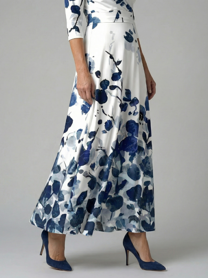 Celine | Wrap Neck Midi Dress