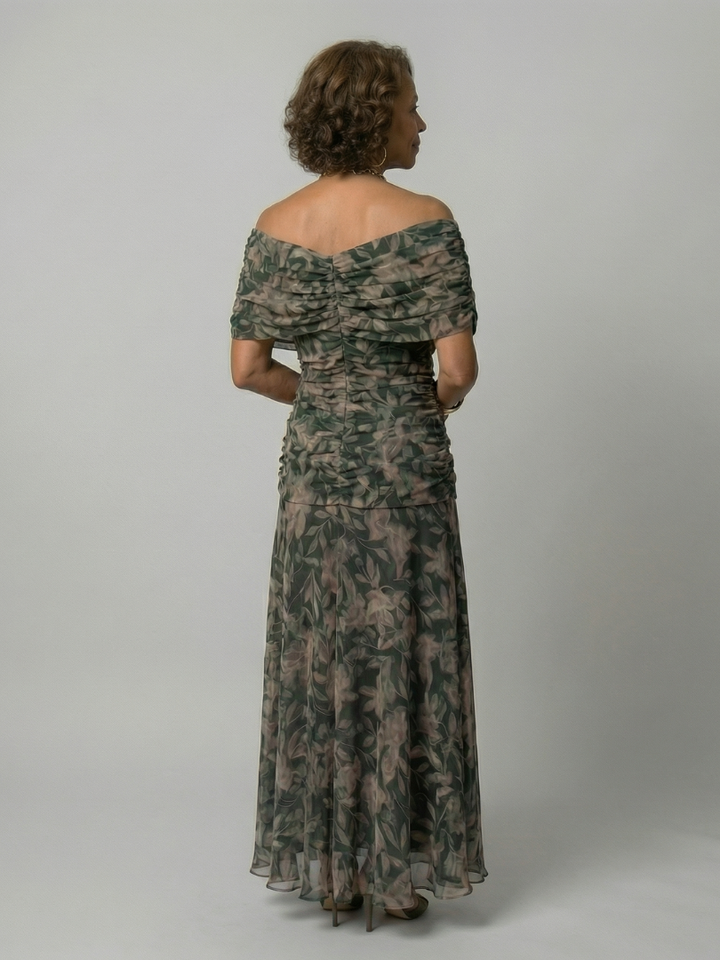 Calen | Off-Shoulder Flow Midi Dress