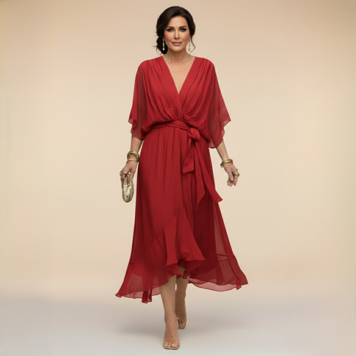 Monica™ | V-neck dress