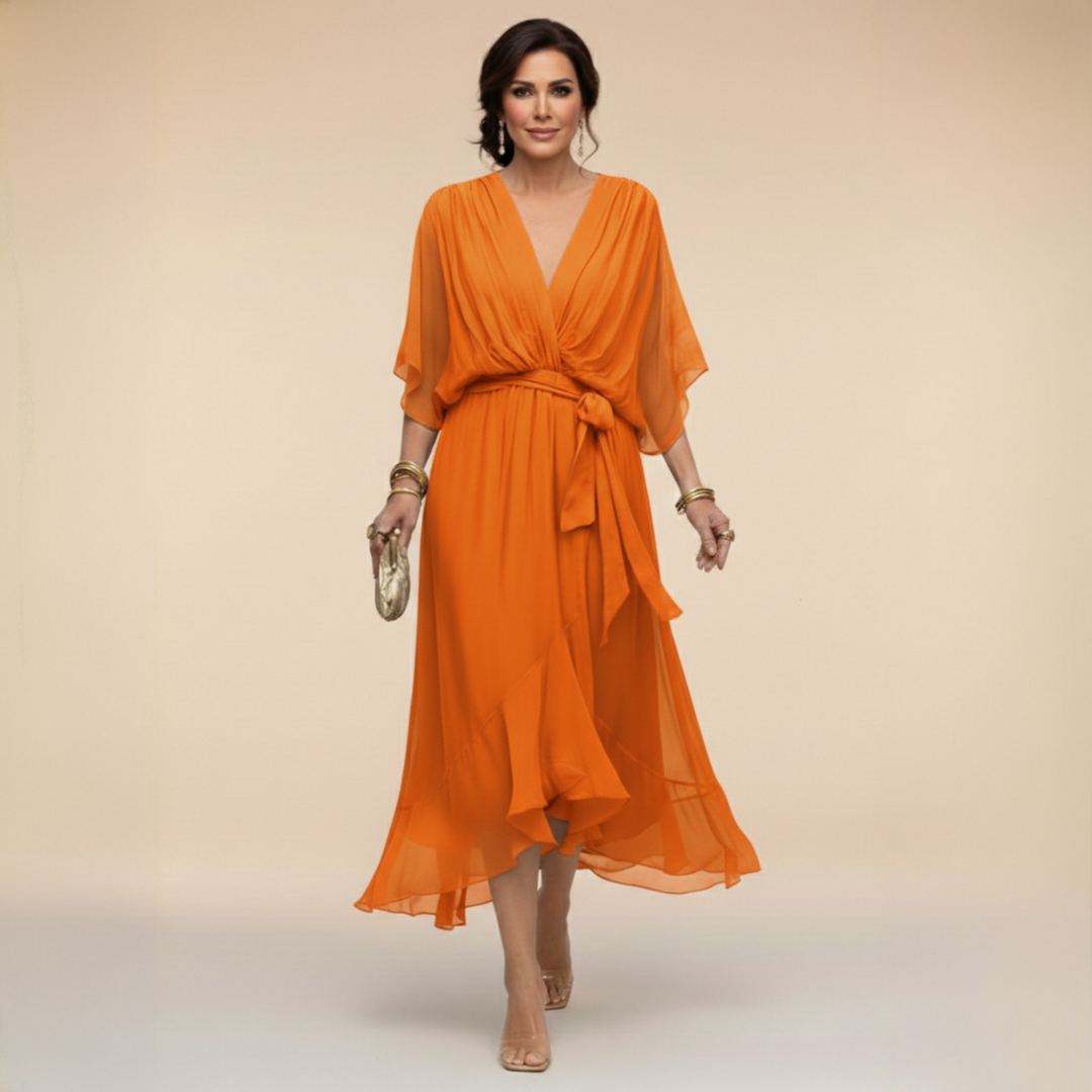 Monica™ | V-neck dress