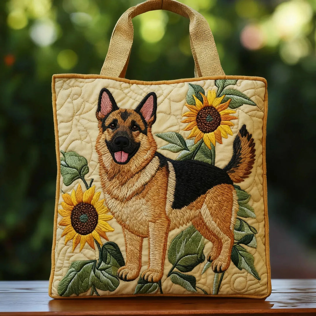 Handmade Bag with German Shepherd