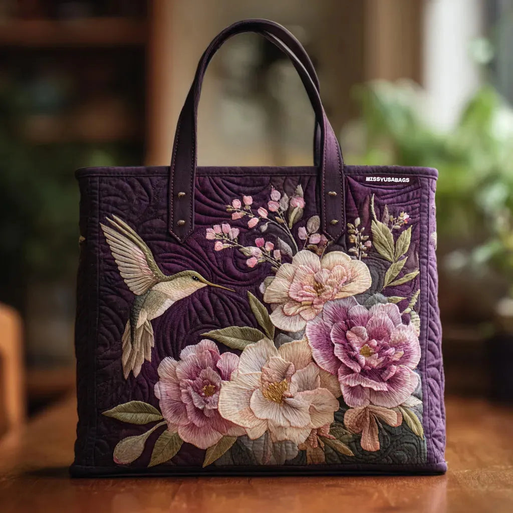 Handmade Bag with Flowers
