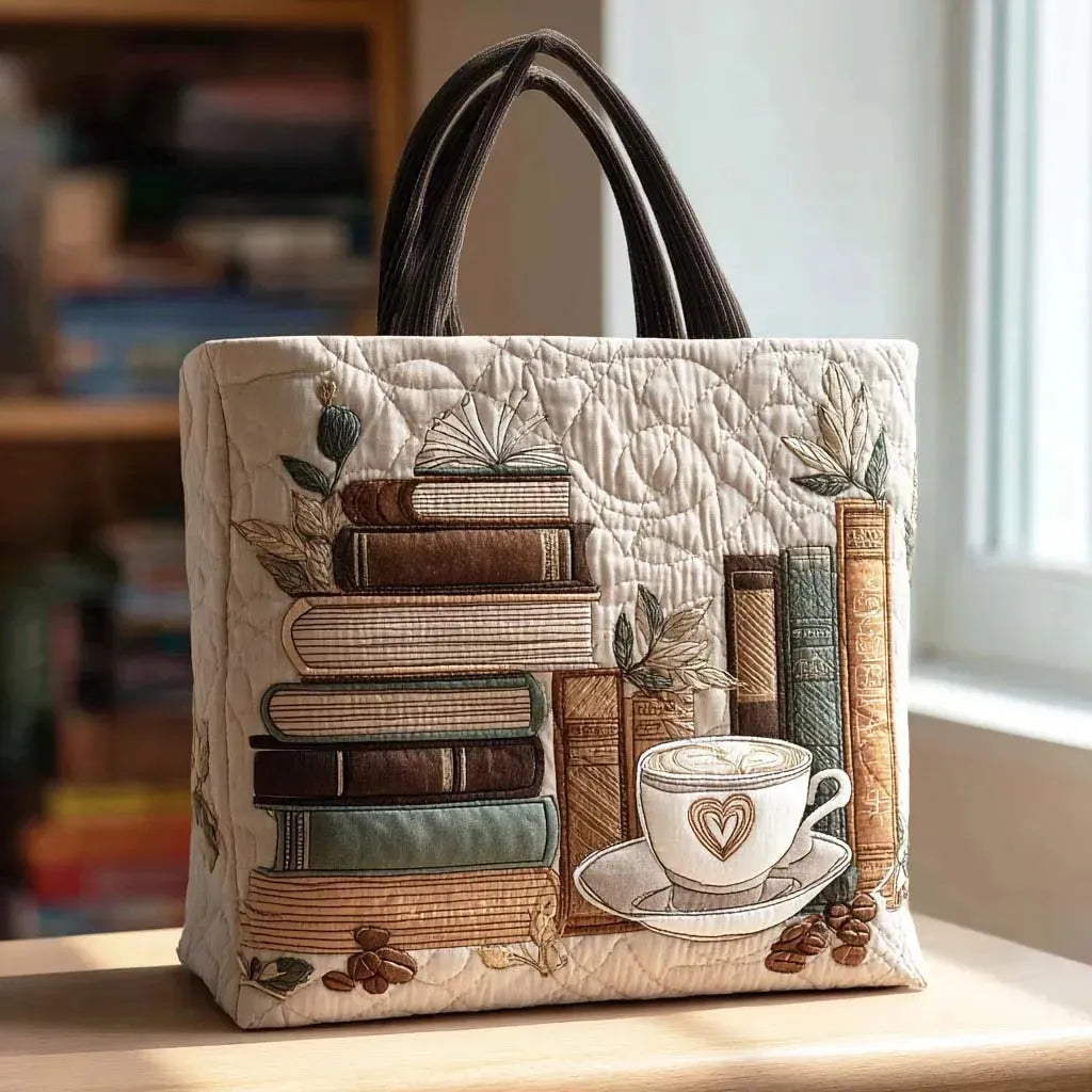 Handmade Bag with Café Design