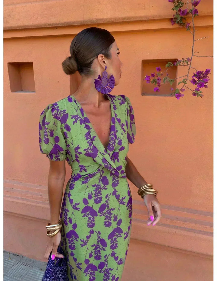 Lieke™ - Colorful Summer Print Dress