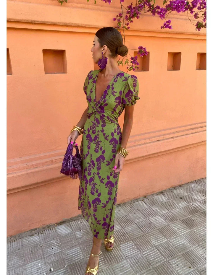 Lieke™ - Colorful Summer Print Dress