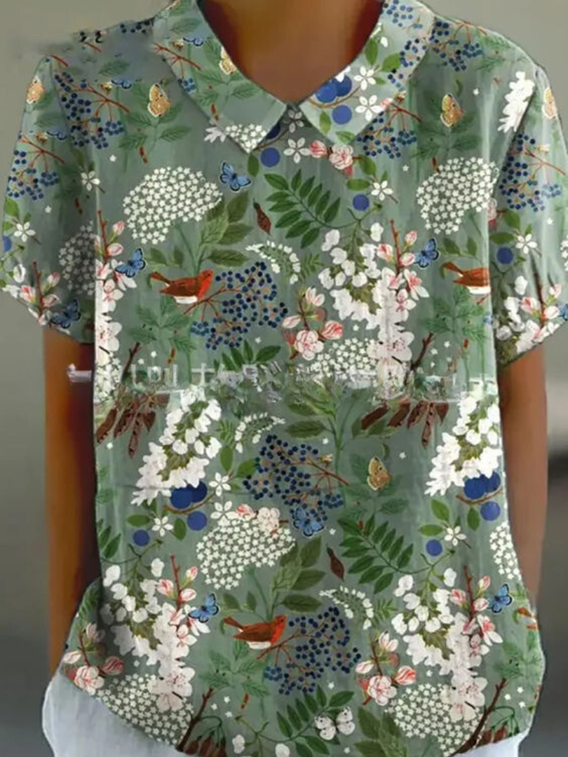 MARLENE™ – Vintage Print Shirt