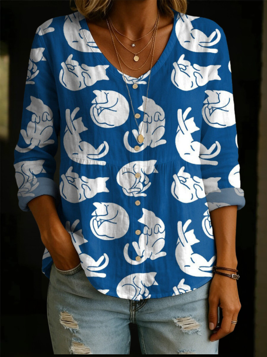 Margaret Waverly | Floral Patchwork Blouse