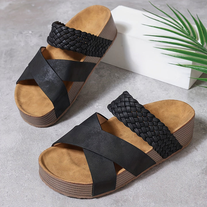 Woven Elegance Sandals