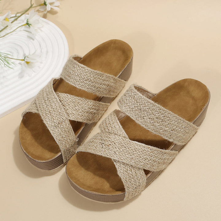 Woven Elegance Sandals