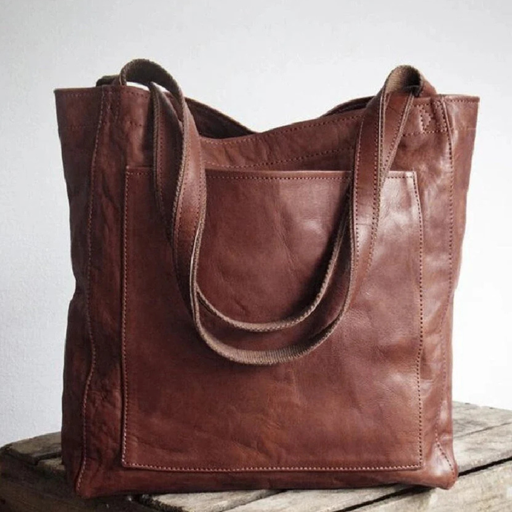 Amelia™ | Vintage Leather Tote