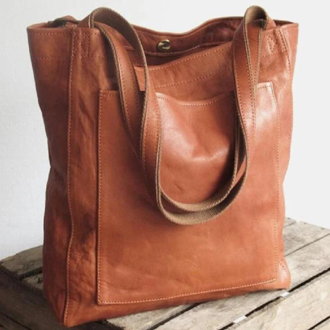 Amelia™ | Vintage Leather Tote