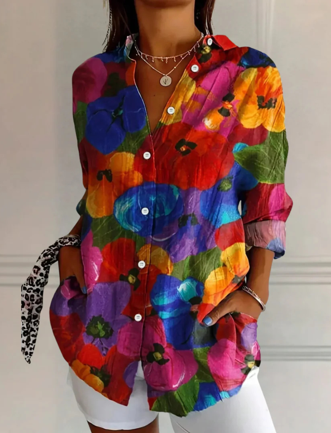 Levana | Printed blouse