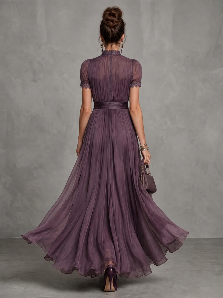 Ashley™ | Elegant Chiffon Maxi Dress