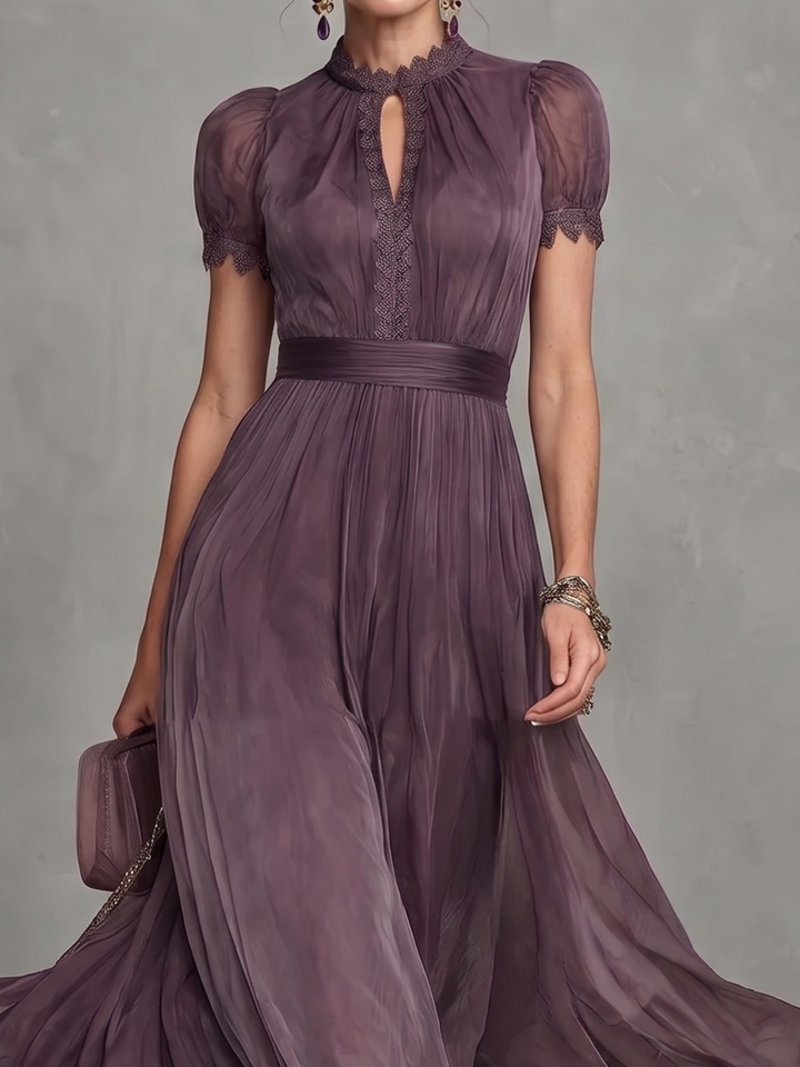 Ashley™ | Elegant Chiffon Maxi Dress