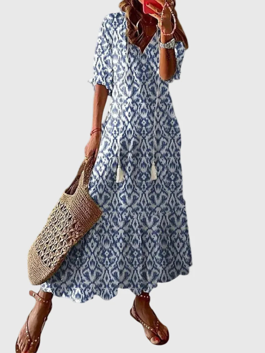Sofia | Boho Vintage Summer Maxi Dress
