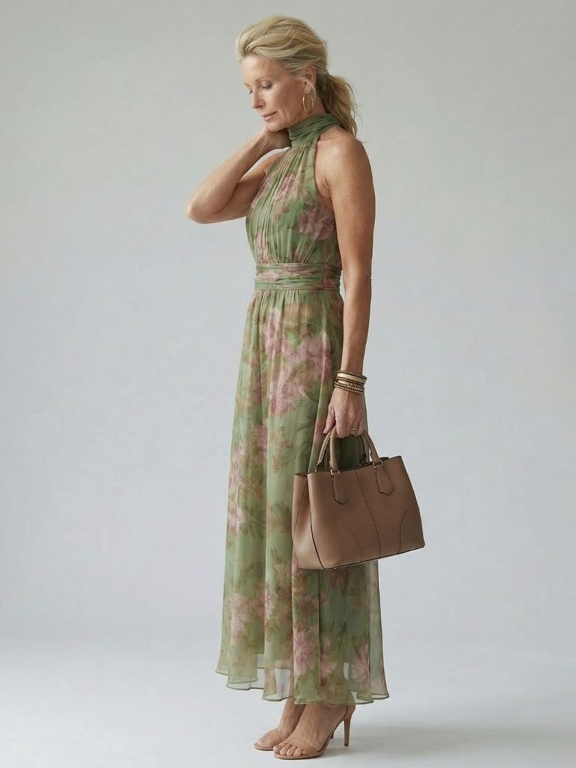 Mirelle | Gathered Midi Dress