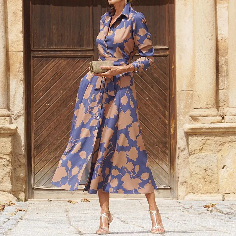 Lynn™ - Elegant V-Neck Dress for Women