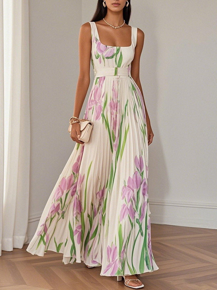 Yara™ - Maxi Dress Made of Pleated Chiffon