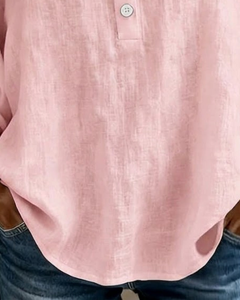 Lace Blouse with Square Neckline and Puff Sleeves