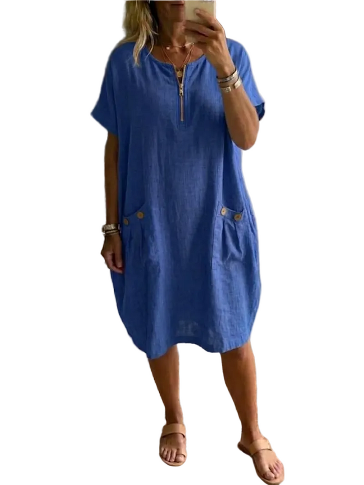 Levana | Summer Dress with Zipper
