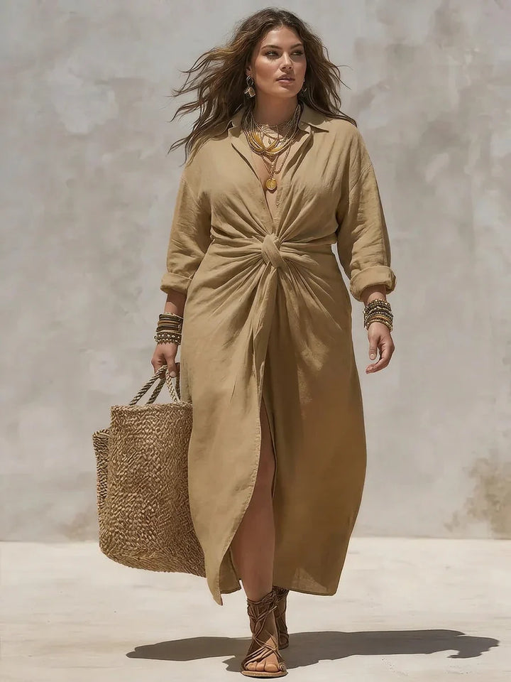 Elara | Knot Maxi Dress
