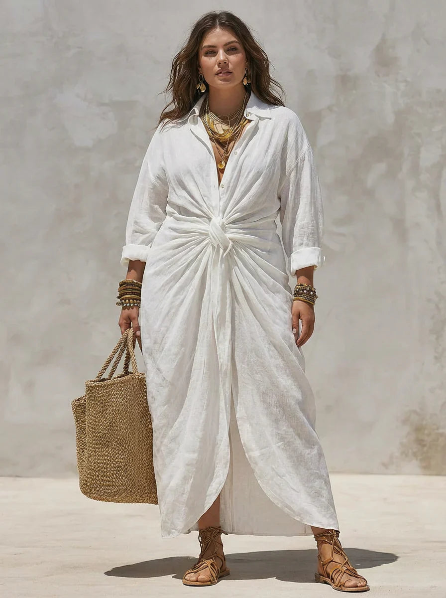 Elara | Knot Maxi Dress