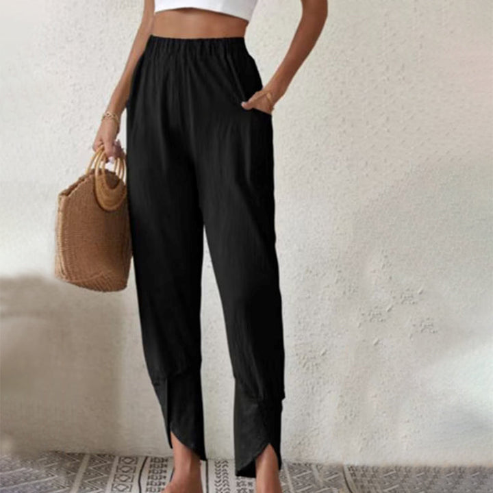 Essari - Frayed Hem Pants